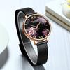 CURREN 9060 Luxus Casual Business Quarz Damenuhr Blumenzifferblatt Elegante exquisite Dame Handgelenk