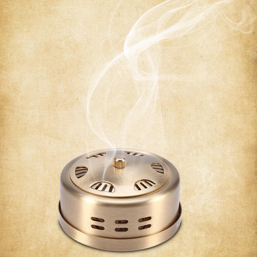 Thicken Copper Acupuncture Moxa Box Temperature Control Moxibustion Burner Tank Health Care
