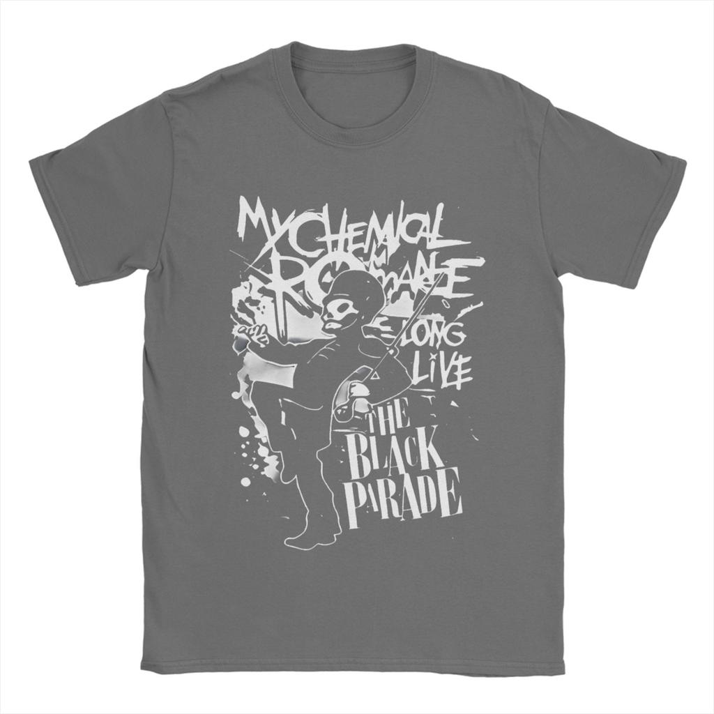 Męskie Damskie Koszulki The Black Parade Tour My Chemical Romance Czysta Bawełna Ubrania Okrągły Dekolt T-Shirt 4XL 5XL 6XL Koszulka