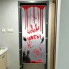 PE Blood Fingerprints Door Stickers Decorative Halloween Decorative Door Sticker  Bathroom Rooms
