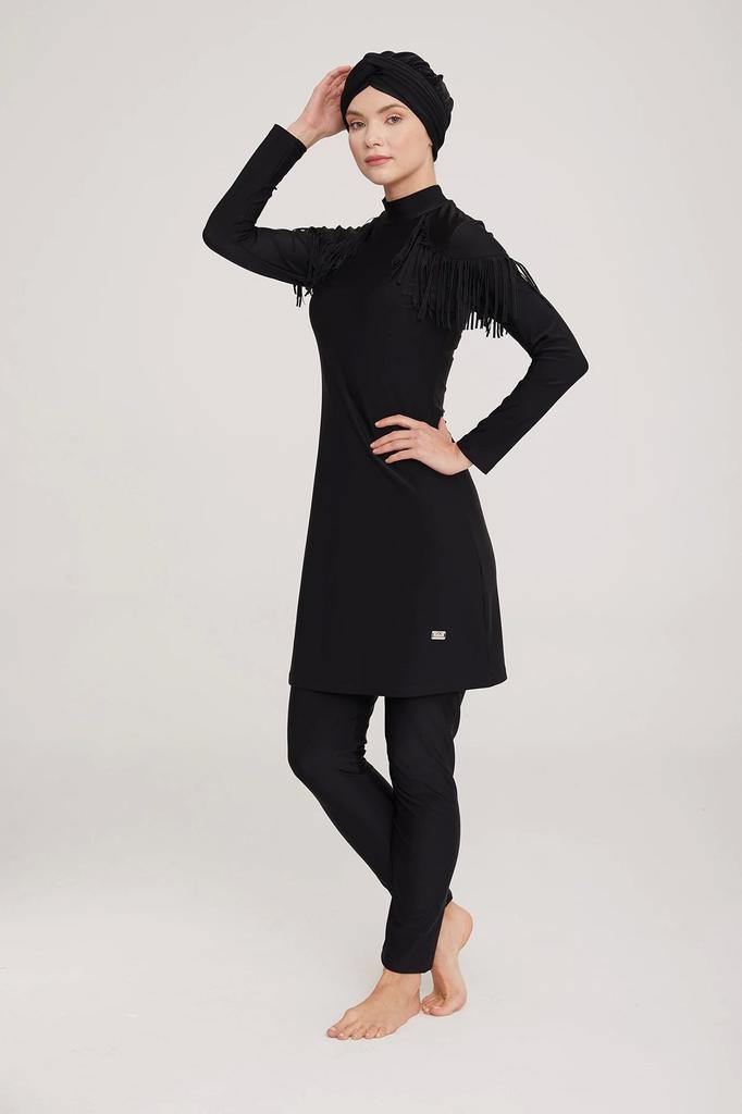 Womens Muslim Modest Islamic Full Cover Burkini Beach Swimming Costume Swimwear Hijab Beachwear Swimsuit 