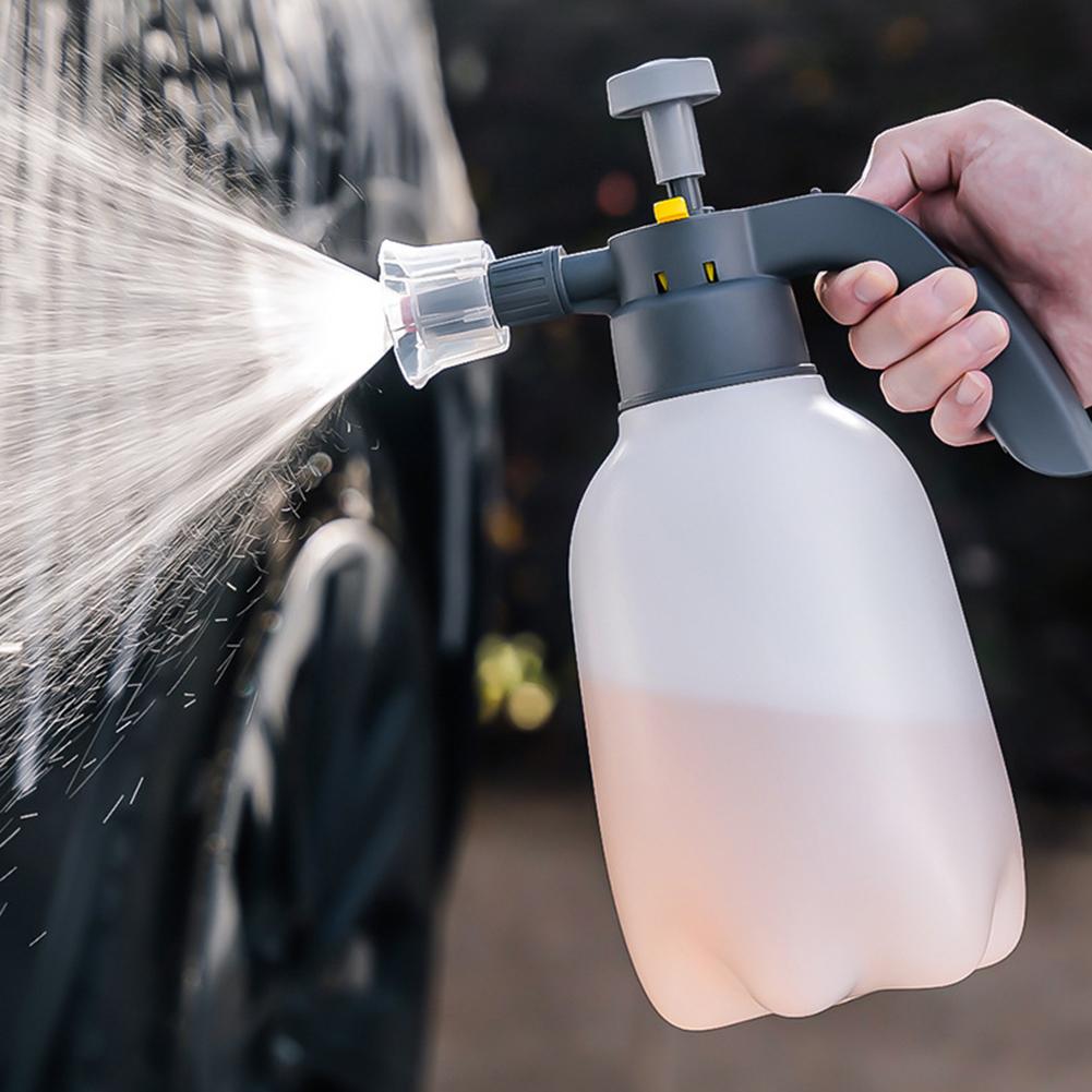 Car Detailing Foaming Pump Sprayer High Pressure Spray 2000ML Capacity No Hoses Required Portable Design Detailing Needs