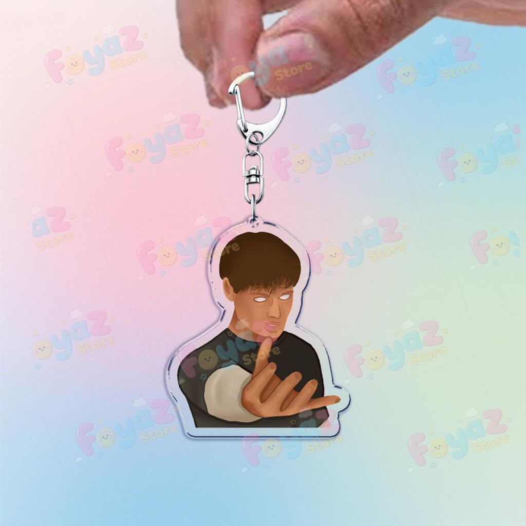 Tv Show Will Byers Keychain for Accessorie Bag Eleven Joyce Byers Art Hellfire Charm Keyrings Jewelry Friends Club Gifts