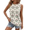 Womens Casual O Neck Loose  Sleeveless Top T-shirt  Summer Tank Tops For Women Tank Camisole Sleeveless Basic Tops