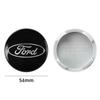4Pcs Car Logo Wheel Hub Center Caps Decoration Accessories For Ford ST Line Focus Mustang Fiesta Puma Ranger Kuga MK7 MAX F150 BW9