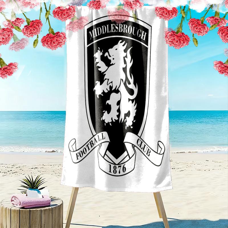 Middlesbrough Towel, Large Soft Quick Dry Towel for Beach Camping Swimming
