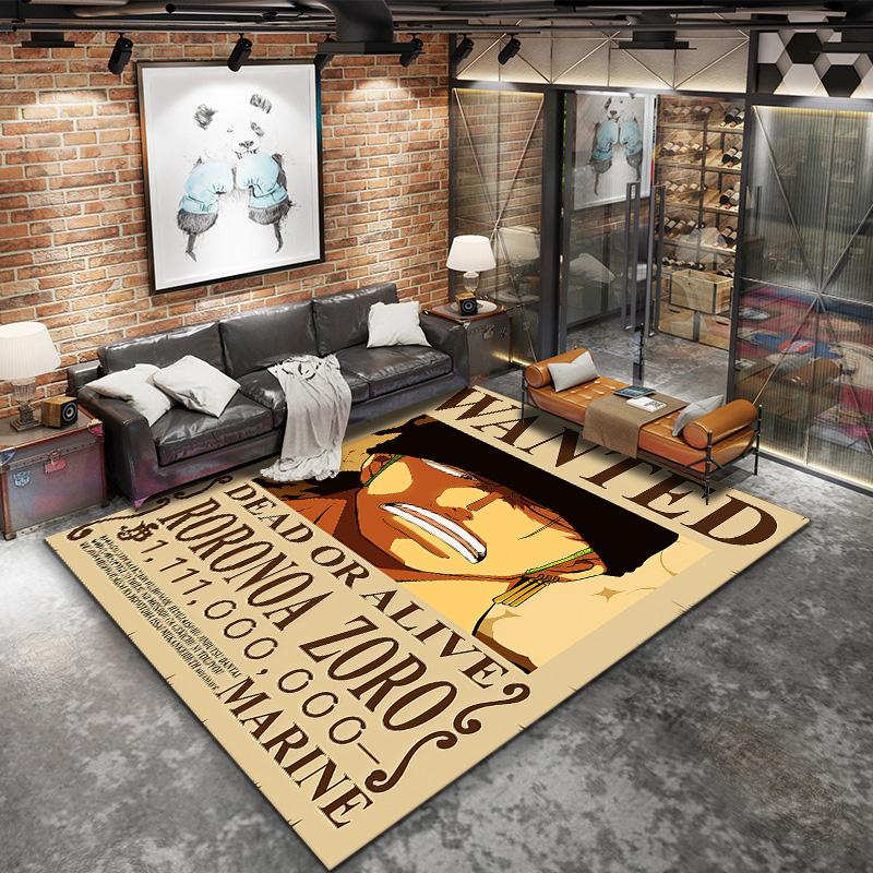 Roronoa Zoro Carpet Rug For Living Room Bedroom Home Sofa Decoration,kids Play Nonslip Floor Mat