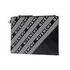 Givenchy Fashion Letter Print Zipper Leather Clutch Men clutch Black BB604GB0KT-001