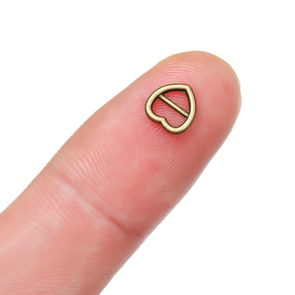 20/40pcs Newest Mini Ultra-small Girls  Belt Buttons Tri-glide Buckle  Bags Accessories Diy Dolls Buckles