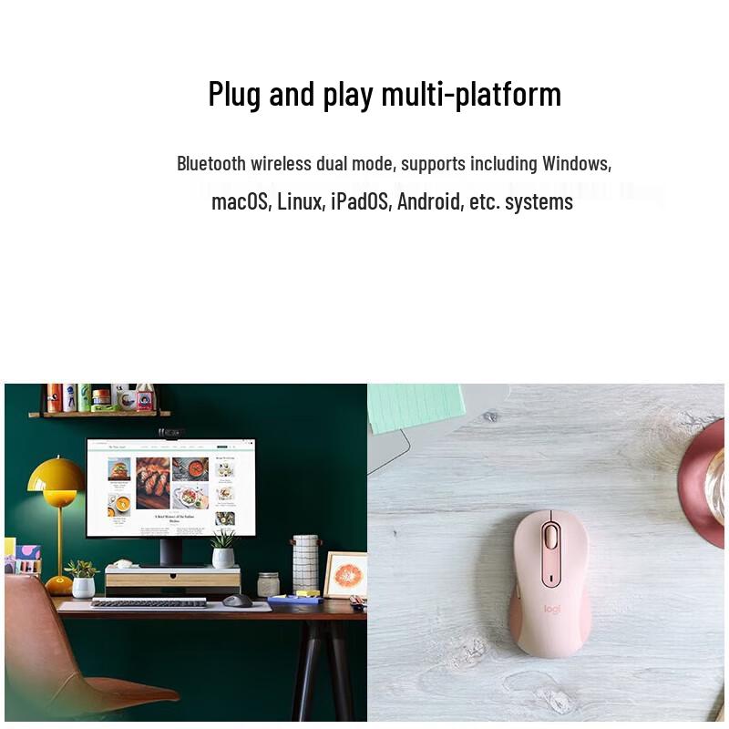 Logitech M650 Wireless Bluetooth Silent Office Mouse