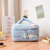 Sanrio Plush Makeup Bag Kuromi Cinnamoroll My Melody Hello Kitty Portable Cosmetic Bag Cute Handheld Storage Pouch Kawaii Gifts