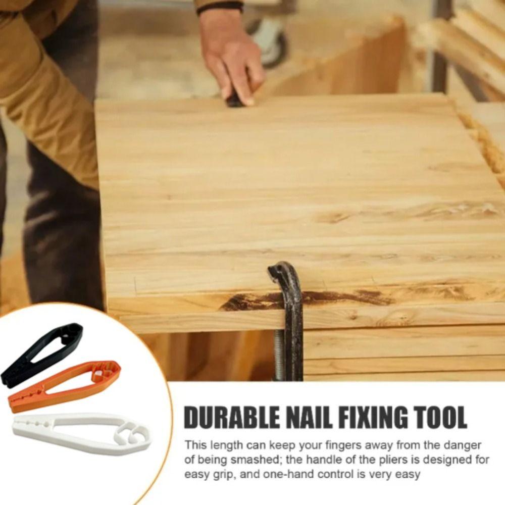 Durable Construction Anti-smashing Finger Tool Plastic Material Nail Fixer Tool  Construction Use