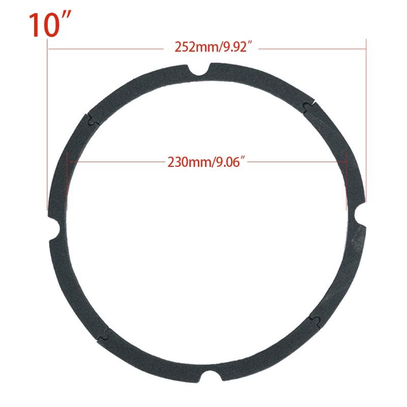 Rubber Ring Speaker Cloth Edge Repair Parts Speaker Surround Rubber Replacement Parts for Speaker Repair or DIY