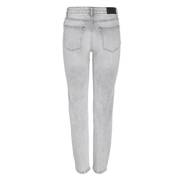 Noisy May Moni Straght Ankle Fit Az277Lg High Waist Jeans