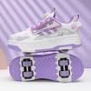 Stivali Sportivi a Quattro Ruote per Bambini Pattinaggio a Rotelle Come Scarpe Sportive Piatti Scarpe da Pattinaggio Scarpe Sportive Scarpe da Pattinaggio da Donna