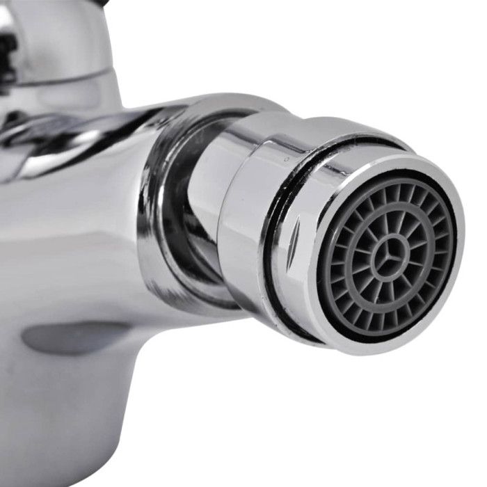 Robinet de bidet de salle de bain - VIDAXL - Monotrou - Métal - Chrome