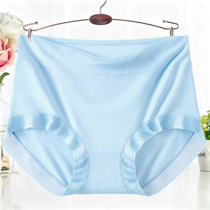 Large Size Women's Mid-waist Underwear Is Soft and Breathable, Skin-friendly and Comfortable, Daily Panties