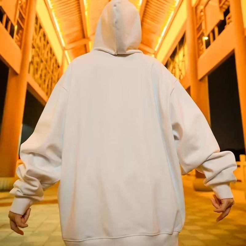 Koszula męska oversize w jednolitym kolorze, czarno-biała, M-8XL