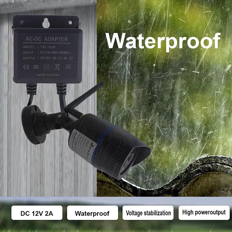 

Dc 12V 2A Cctv Camera Power Adapter Waterproof Outdoor Power Supply Eu Plug Adapter Cctv Security Surveillance Camera Charger 1