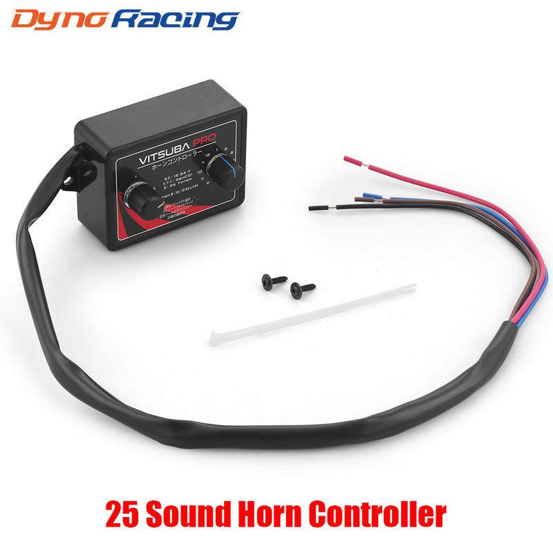 12-24V Car Horn Controller 25 Tones Car Horn Control Horn Speaker Auto Air Horn Music Controller Snail Horn Control Unit