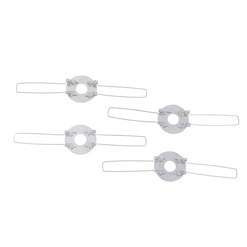 4Pcs 2-Forks 3-Forks Galvanized Fixing Spring Clip Spring Buckle For Fixing Lampshade Shrapnel Diy For Pandent Lamps Lanterns