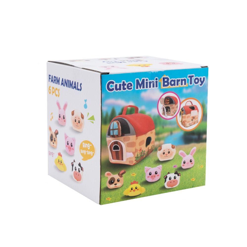 With Sound Baby Soft Plush Animals Farm Simulated Animals Cognition Doll  Kids Birthday Christmas