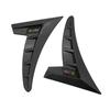 1Pair Universal Carbon Black Car Fender Side Vents Air Flow Intake Hole Grille Sticker Cover Car Styling Exterior Accessories