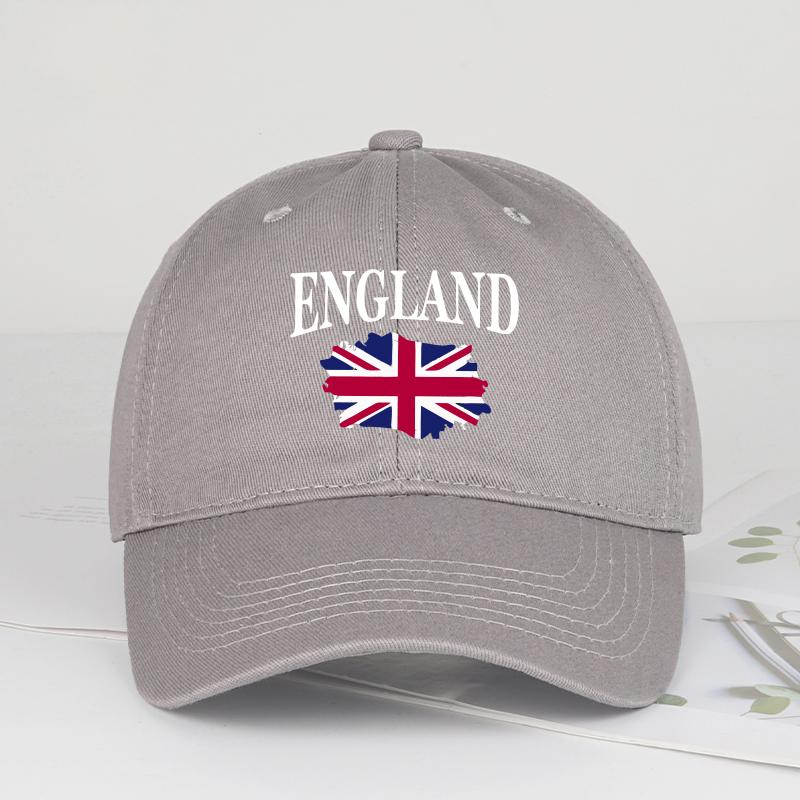 Кепка-бейсболка Mlfo England с принтом, мягкий верх, легкая, дышащая, регулируемая, летняя, модная, повседневная, унисекс