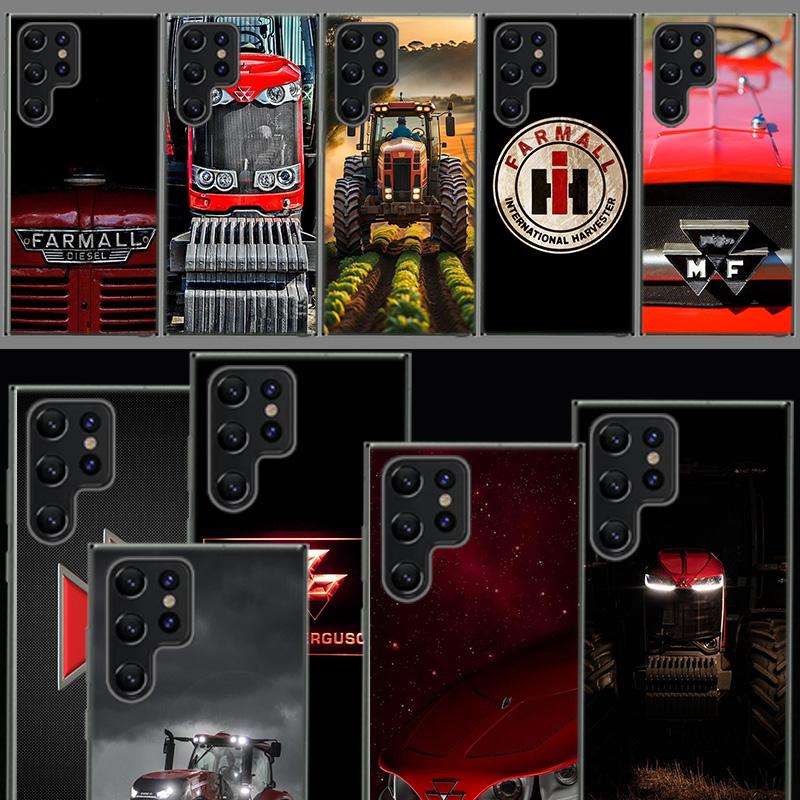 Tractor Farm Capa Phone Case For Samsung S26 Ultra S25 Edge Galaxy S23 S21 S20 S24 FE S22 S10 Plus Cover Clear TPU Shell Coque w