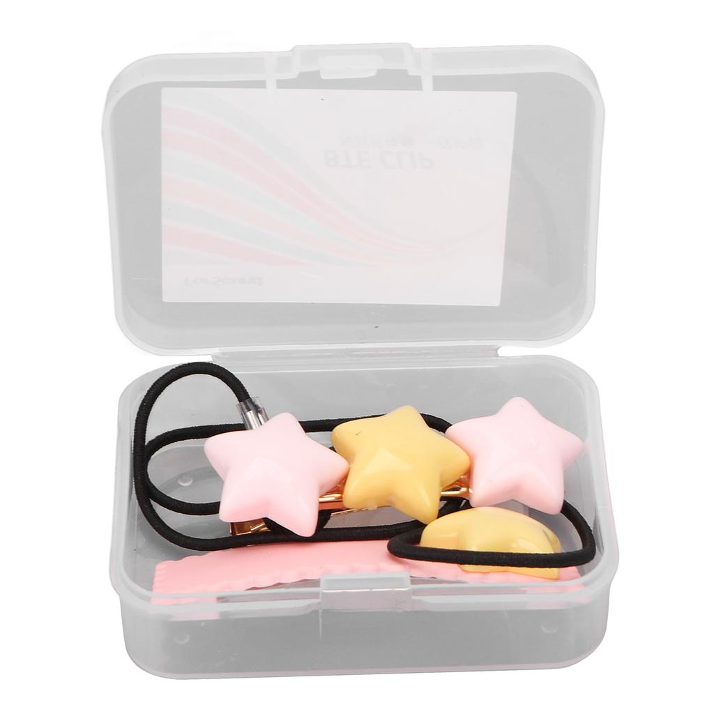 Deaf Aid Holder 3 Star Ornament Anti Lost Fashionable Durable Nylon Deaf Aid Clip for Children The S