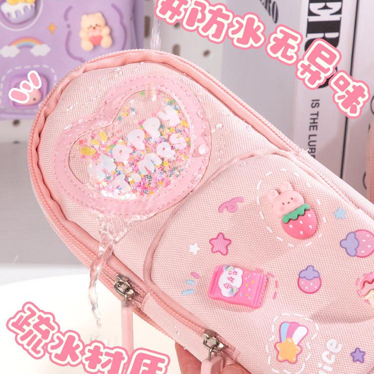2026 Trendy Large Capacity Multifunctional Pencil Case for Girls and Students
