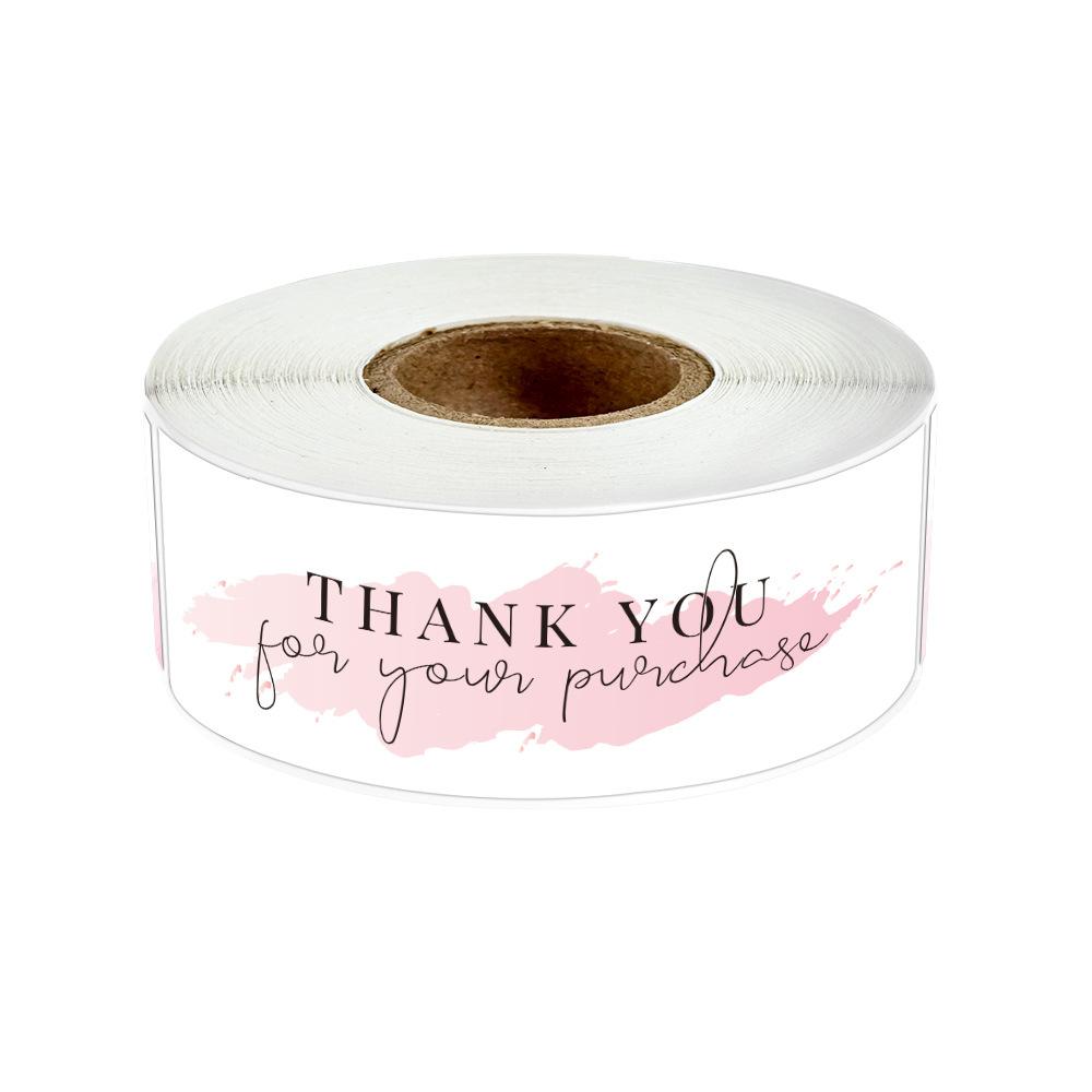 

120pcs Floral Thank You Sticker“This Package Is Happy to See You Too ”Stickers for Small Business Stationery Seal Labels