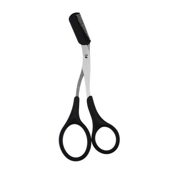 

Бритва для бровей Yousheng, обтекаемый дизайн, острая головка, многоцелевая ручная бритва для бровей, ножницы для дермапланирования для жены чёрный