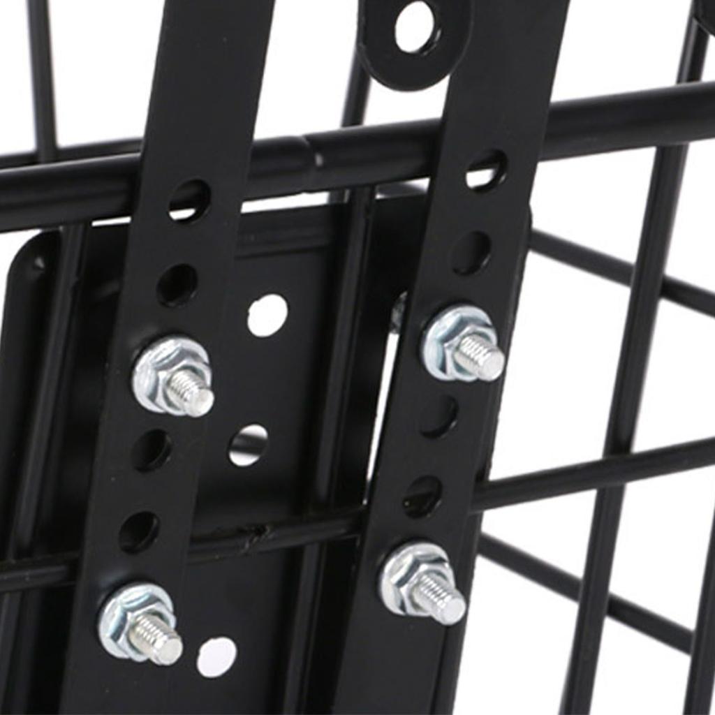 Fahrrad Frontkorb Haken Multifunktional Höhenverstellbar Abnehmbar Metall Schnellspanner Haken