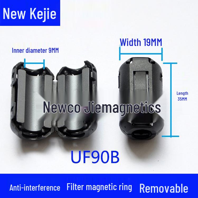 Anti-Interference Snap-On Ferrite Core Magnetic Ring with EMC Nickel-Zinc Shielding.