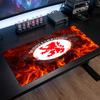 Middlesbrough FC Theme Pattern Mouse Pad, Soccer Logo Design XXL Gaming Desk Mat Non-Slip Computer Mouse Pad