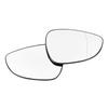 Car Wing Mirror Glass Heated with Backing Plate for Ford Fiesta MK7 2008-2017,Clear Anti-fog Rear View Door Side Mirror Replacement Parts