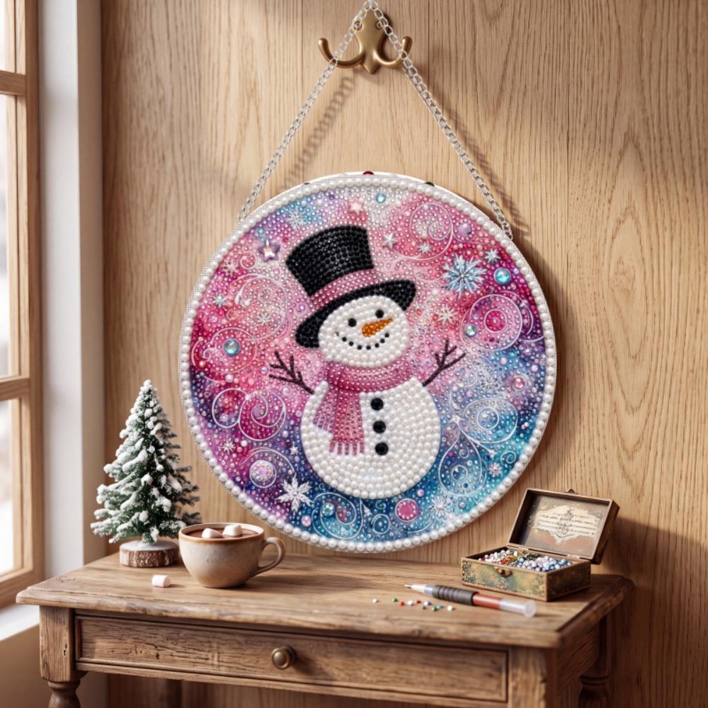 Acrylic Board Christmas Diamond Painting Set DIY Diamond Painting Craft Set  Holiday Gift