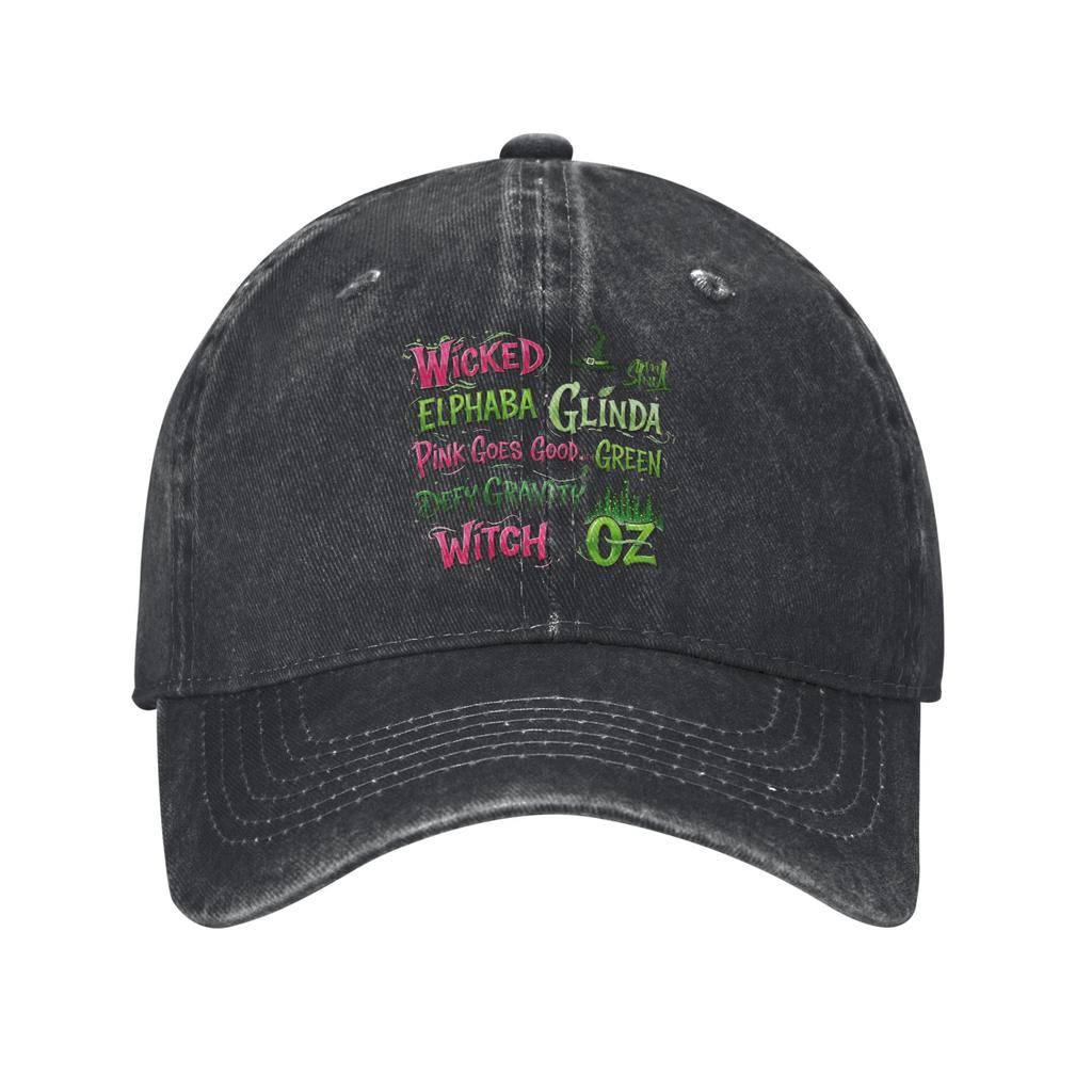 Wicked For Good As Long As You're Mine Wicked 2025 Movie  Print Cap Men Women Cotton Trucker Hat Causal Headwear Baseball Cap