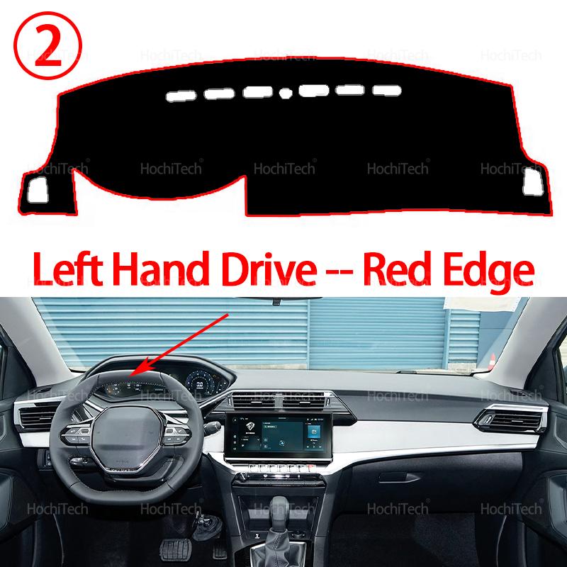 Dash Board Mat for Peugeot 408 2024 2025 Car Dashboard Cover Avoid Light Pad trument Platform Cover Mat Carpet LHD
