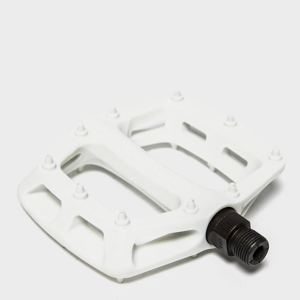 DMR V6 PLASTIC PEDAL CRO-MO AXLE WHITE