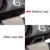 For BMW 1 Series E81 E82 E87 E88 2008-2013 Carbon Fiber Sticker Panel Keyhole Frame Trim Car Styling Decoration Accessories