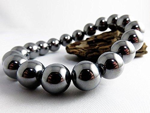 [GOLD STONE] Terahertz Crystal Bracelet, 10mm, High Purity, Authentic, Power Stone, Far Infrared, Health, Inner Diameter: Approx. 16cm