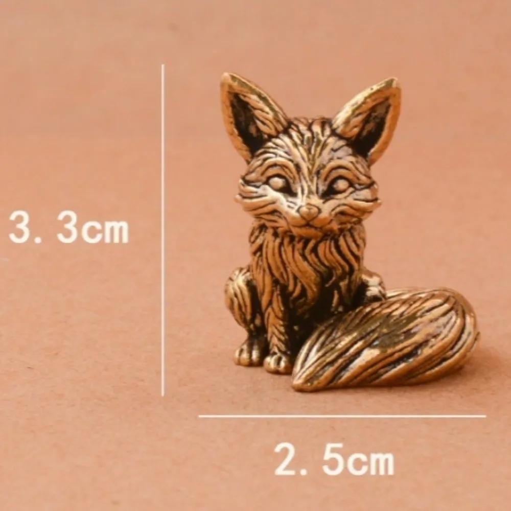 1PC Owl Brass Ornament Handmade Boho Decor Creative Figurine Small Desk Decorations Unique Gift for Home Luxury Decor Home Decor