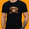 T-Shirt Brauner Labrador Welpe Hundemotiv Lustig Cartoon XS bis 5XL ShirtWird in neuem Fenster oder Tab geöffnet