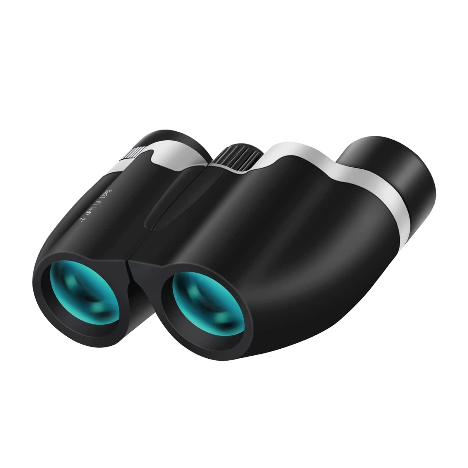 

Binoculars 8x Concert KEZAIZHE 8x21 Black High Magnification Lightweight Popular Compact Luxury Prism Equipped with Bak4 FMC Multilayer Green Film чорний