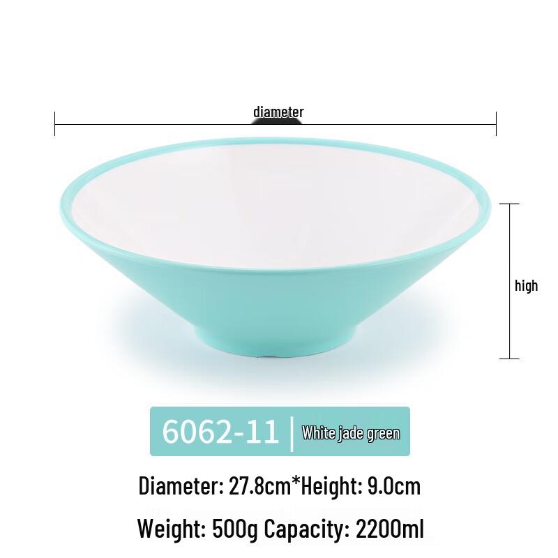 A5 Melamine Conical Noodle Bowl
