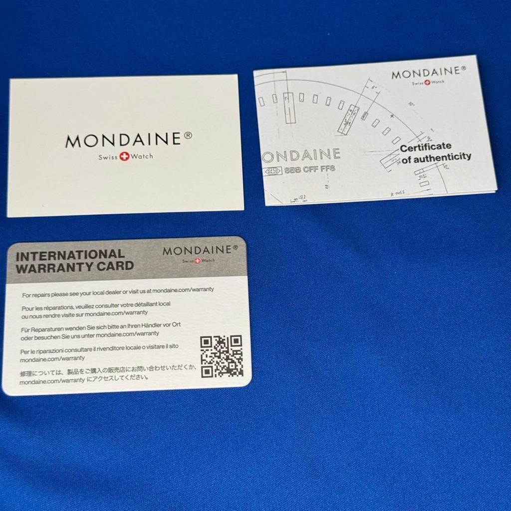 Used MONDAINE Stop2Go White Dial