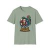 Unisex Softstyle T-Shirt Santa Snow Globe Punk Elf Christmas Holiday