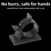 10Pcs Self-Adhesive Cable Organizer Clips Cord Management Clips  Electronics Cord Organization